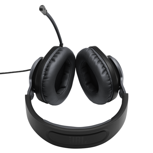 JBL Quantum 100 - Black - Wired over-ear gaming headset with flip-up mic - Detailshot 5